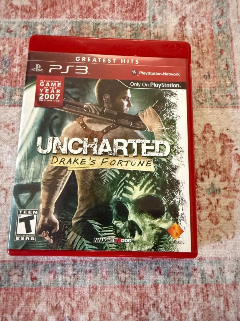 Uncharted Drakes Fortune Greatest Hits PlayStation 3 PS3 Complete CIB US Seller